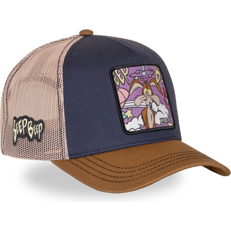 cappello-curvo-multicolore-snapback-loo13-wilb-coyote-looney-tunes-di-capslab