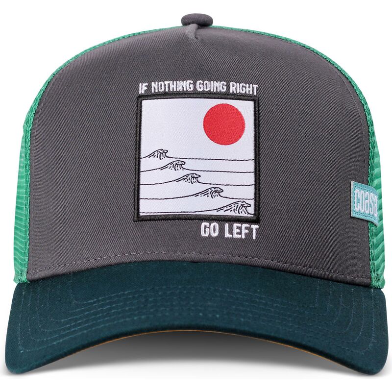 cappello-curvo-verde-snapback-go-left-hft-di-coastal cappello-curvo-verde-snapback-go-left-hft-di-coastal