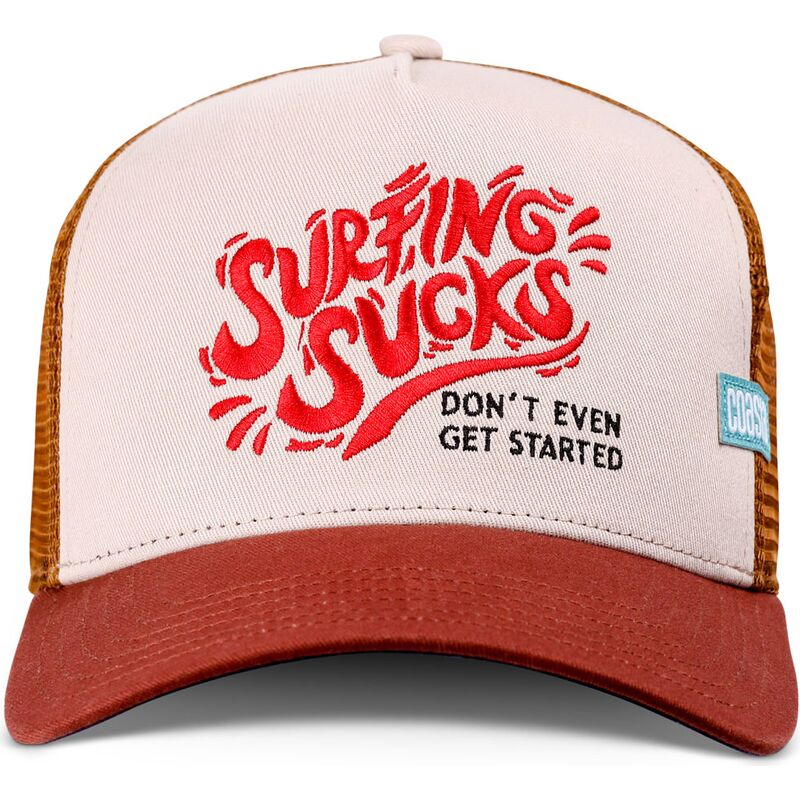 casquette-trucker-marron-surfing-sucks-coastal