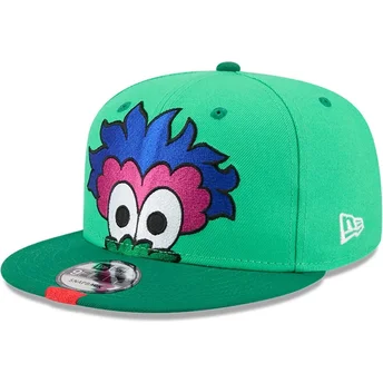 Cappello piatto verde snapback 9FIFTY All Star Game Fan Pack dei Philadelphia Phillies MLB di New Era