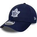 cappello-curvo-blu-marino-snapback-9forty-m-crown-team-dei-toronto-maple-leafs-nhl-di-new-era