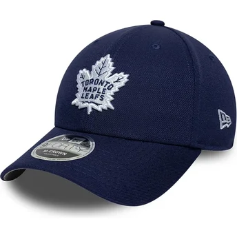 Mützen gebogen marineblau snapback 9FORTY M-Crown Team der Toronto Maple Leafs NHL von New Era