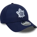 casquette-courbee-bleue-marine-snapback-9forty-m-crown-team-toronto-maple-leafs-nhl-new-era
