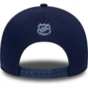 casquette-courbee-bleue-marine-snapback-9forty-m-crown-team-toronto-maple-leafs-nhl-new-era