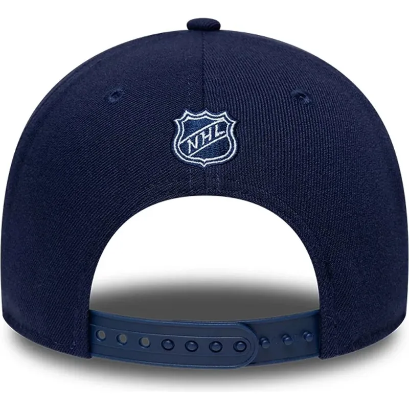 casquette-courbee-bleue-marine-snapback-9forty-m-crown-team-toronto-maple-leafs-nhl-new-era