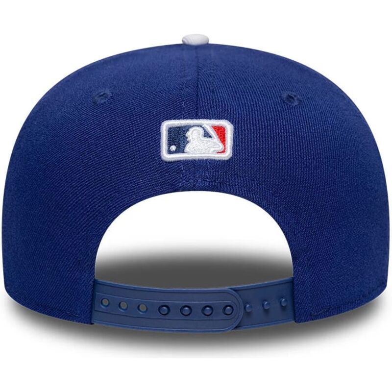 cappello-curvo-blu-snapback-9seventy-stretch-snap-player-replica-dei-los-angeles-dodgers-mlb-di-new-era