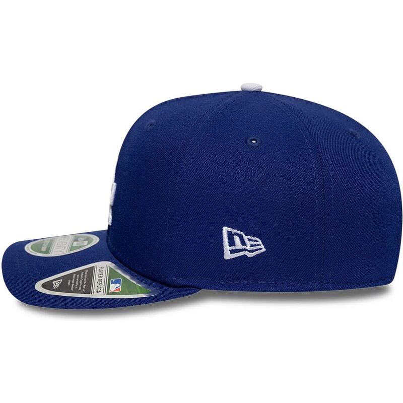 cappello-curvo-blu-snapback-9seventy-stretch-snap-player-replica-dei-los-angeles-dodgers-mlb-di-new-era