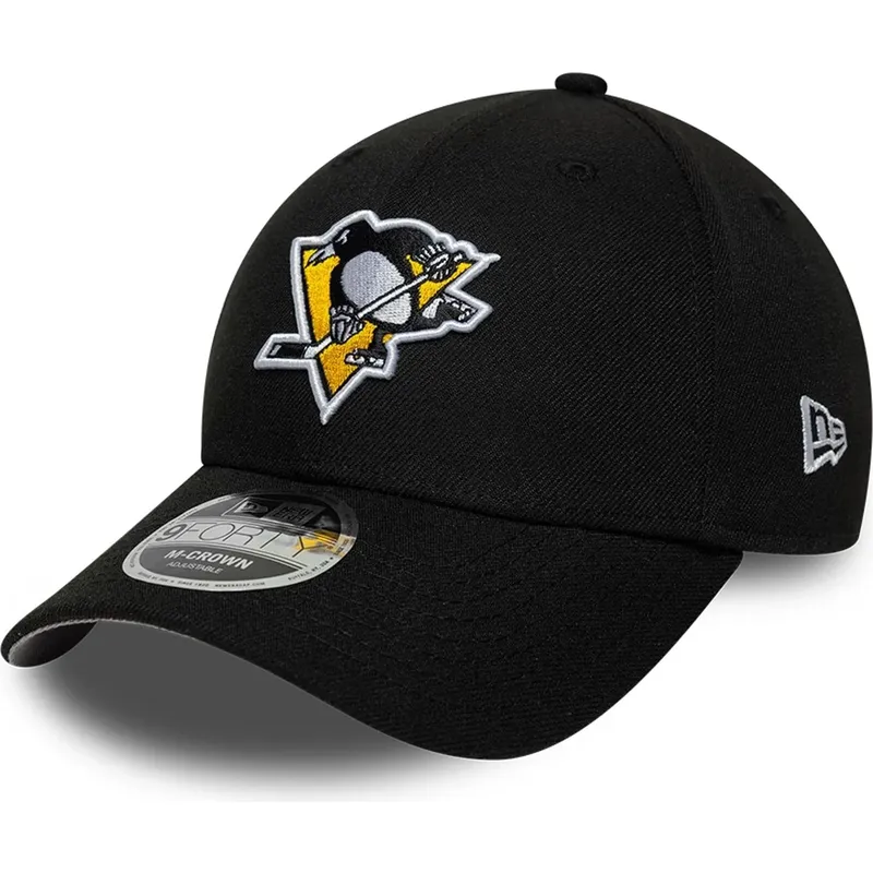 casquette-courbee-noire-snapback-9forty-m-crown-team-pittsburgh-penguins-nhl-new-era casquette-courbee-noire-snapback-9forty-m-crown-team-pittsburgh-penguins-nhl-new-era