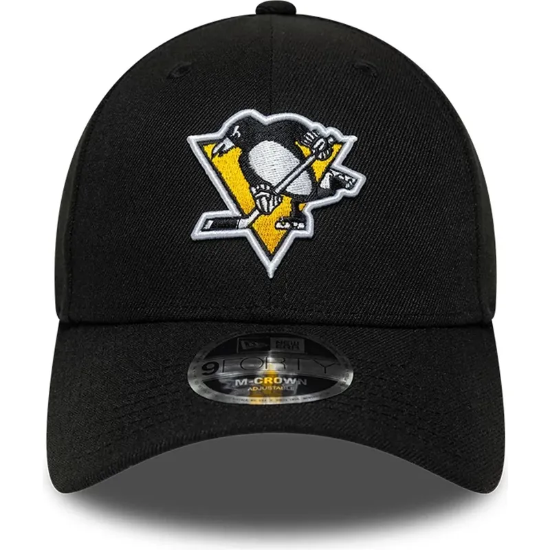mutzen-gebogen-schwarz-snapback-9forty-m-crown-team-der-pittsburgh-penguins-nhl-von-new-era