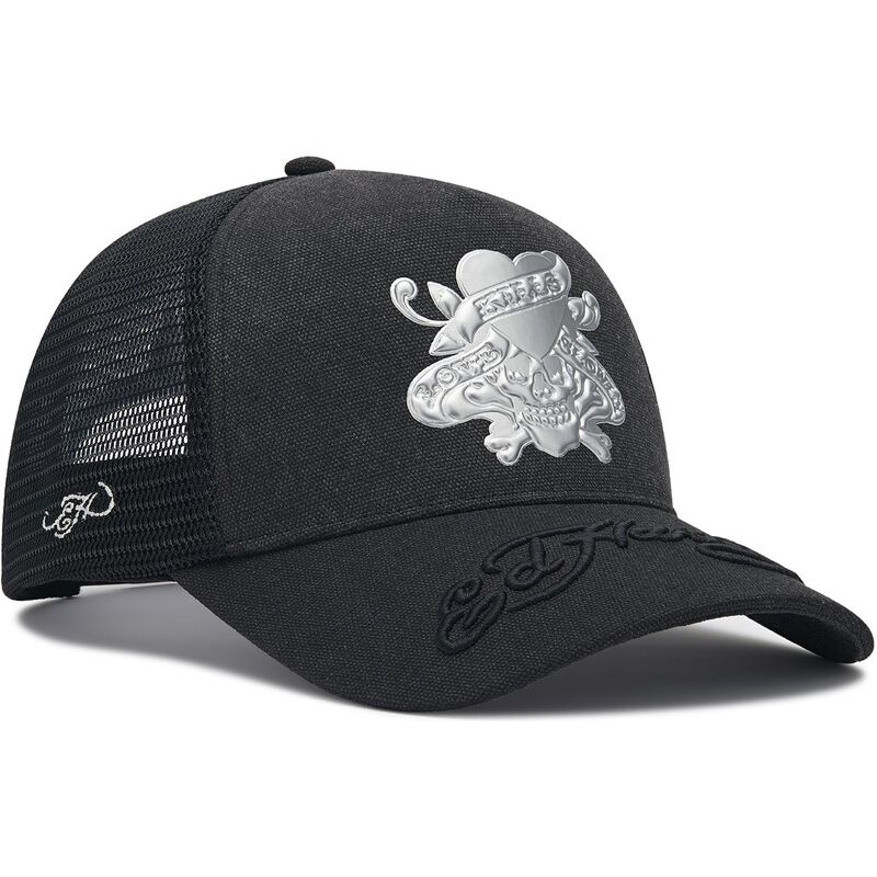 casquette-trucker-noire-love-kills-slowly-washed-ed-hardy casquette-trucker-noire-love-kills-slowly-washed-ed-hardy