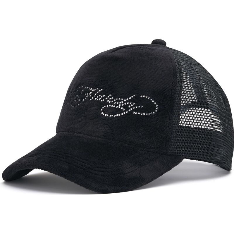 casquette-trucker-noire-core-silver-diamante-velour-ed-hardy casquette-trucker-noire-core-silver-diamante-velour-ed-hardy