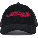 cappello-curvo-nero-snapback-embroidery-applique-cord-di-ed-hardy