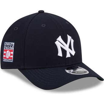 Casquette courbée bleue marine snapback 9FORTY M-Crown Hall Of Fame New York Yankees MLB New Era