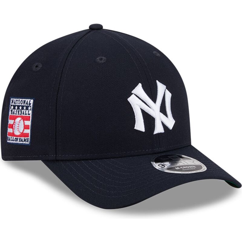 cappello-curvo-blu-marino-snapback-9forty-m-crown-hall-of-fame-dei-new-york-yankees-mlb-di-new-era