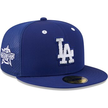 Casquette trucker plate bleue ajustée 59FIFTY All Star Game Workout Los Angeles Dodgers MLB New Era