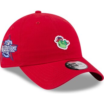 Casquette courbée rouge ajustable Casual Classic All Star Game Fan Pack Philadelphia Phillies MLB New Era