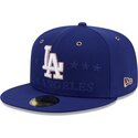 mutzen-flach-blau-angepasst-59fifty-all-star-game-der-los-angeles-dodgers-mlb-von-new-era