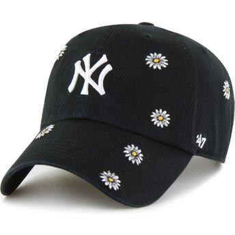 Casquette courbée noire ajustable pour enfant Clean Up Scatter New York Yankees MLB 47 Brand
