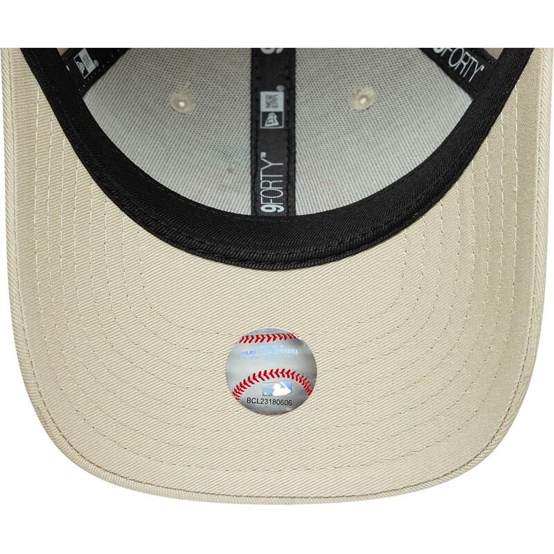 cappello-curvo-beige-cinghia-regolabile-per-bambino-9forty-fruit-icon-orange-dei-los-angeles-dodgers-mlb-di-new-era