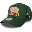 mutzen-gebogen-grun-snapback-fur-kinder-a-frame-outdoor-von-new-era