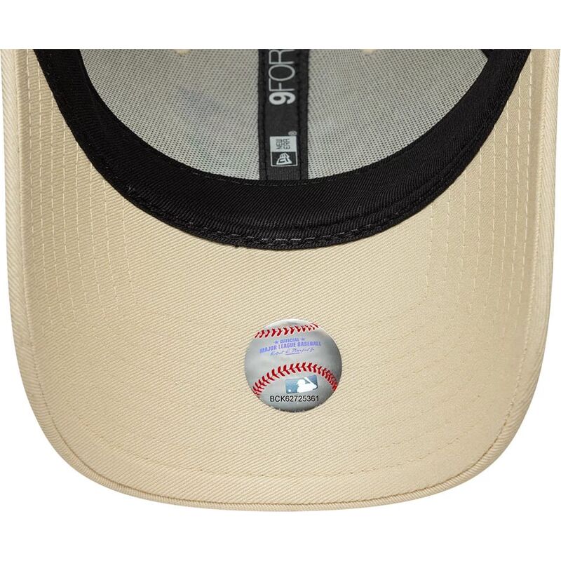 cappello-curvo-beige-cinghia-regolabile-9forty-flower-icon-dei-los-angeles-dodgers-mlb-di-new-era