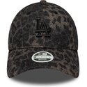 casquette-courbee-leopard-ajustable-pour-femme-avec-logo-noir-9forty-lionpard-cosy-los-angeles-dodgers-mlb-new-era