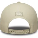 cappello-curvo-beige-snapback-9forty-m-crown-pu-diamante-dei-los-angeles-dodgers-mlb-di-new-era