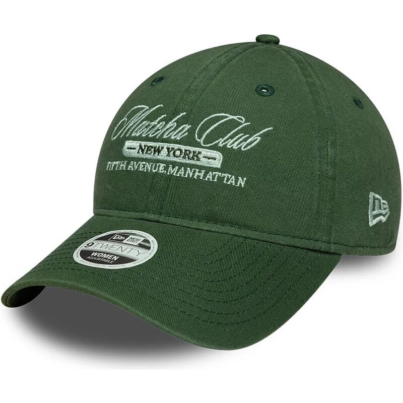 cappello-curvo-verde-cinghia-regolabile-9twenty-matcha-club-di-new-era cappello-curvo-verde-cinghia-regolabile-9twenty-matcha-club-di-new-era