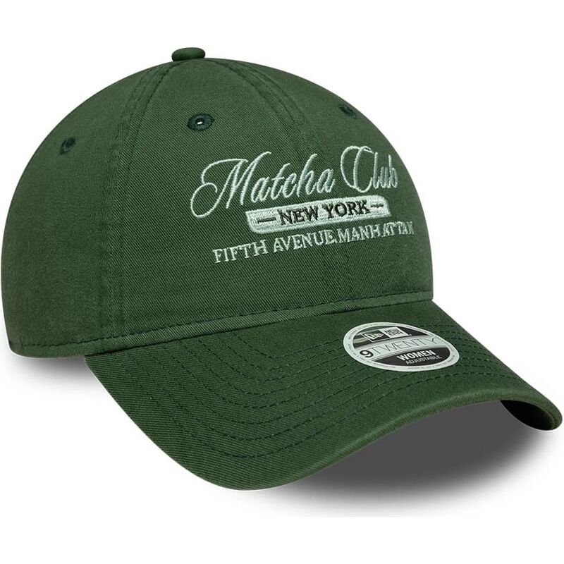 mutzen-gebogen-grun-verstellbares-band-9twenty-matcha-club-von-new-era