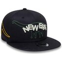 mutzen-flach-marineblau-snapback-fur-kinder-9fifty-dino-von-new-era