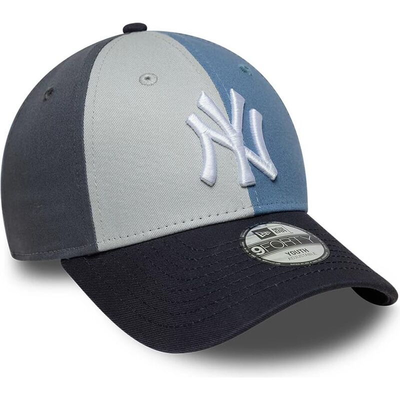 casquette-courbee-multicolore-ajustable-pour-enfant-9forty-colourblock-new-york-yankees-mlb-new-era