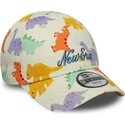 mutzen-gebogen-mehrfarbig-verstellbares-band-9forty-all-over-print-dino-von-new-era