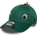 casquette-courbee-verte-snapback-pour-enfant-9forty-dino-face-new-era