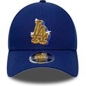 mutzen-gebogen-blau-snapback-9forty-m-crown-a-frame-emblem-der-los-angeles-dodgers-mlb-von-new-era