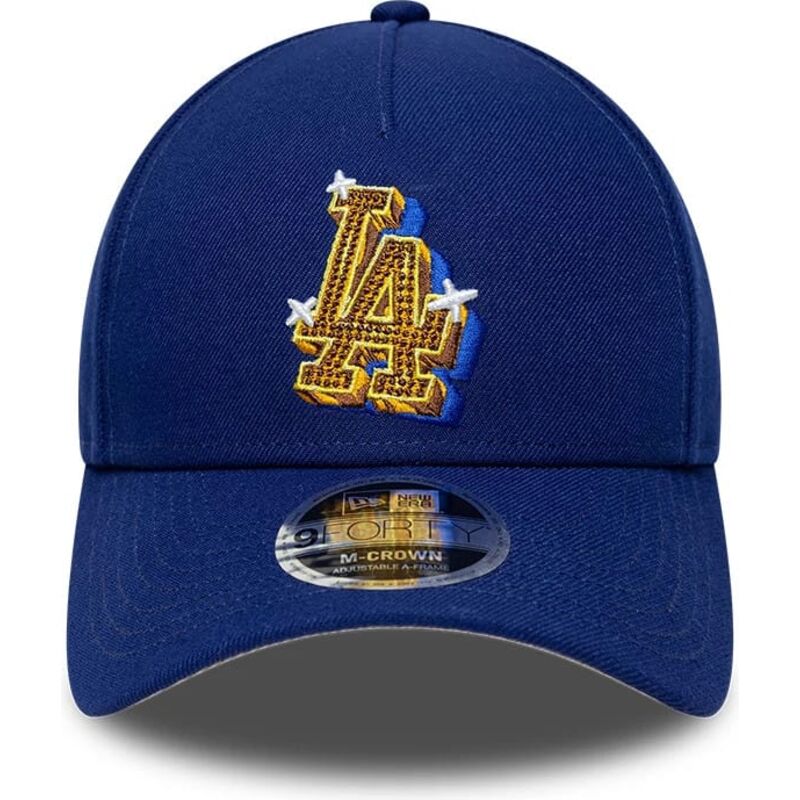 cappello-curvo-blu-snapback-9forty-m-crown-a-frame-emblem-dei-los-angeles-dodgers-mlb-di-new-era cappello-curvo-blu-snapback-9forty-m-crown-a-frame-emblem-dei-los-angeles-dodgers-mlb-di-new-era