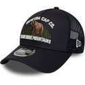 cappello-curvo-blu-marino-snapback-9forty-m-crown-a-frame-graphic-dei-blue-ridge-mountains-di-new-era