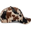 casquette-courbee-marron-ajustable-9twenty-animal-print-new-york-yankees-mlb-new-era
