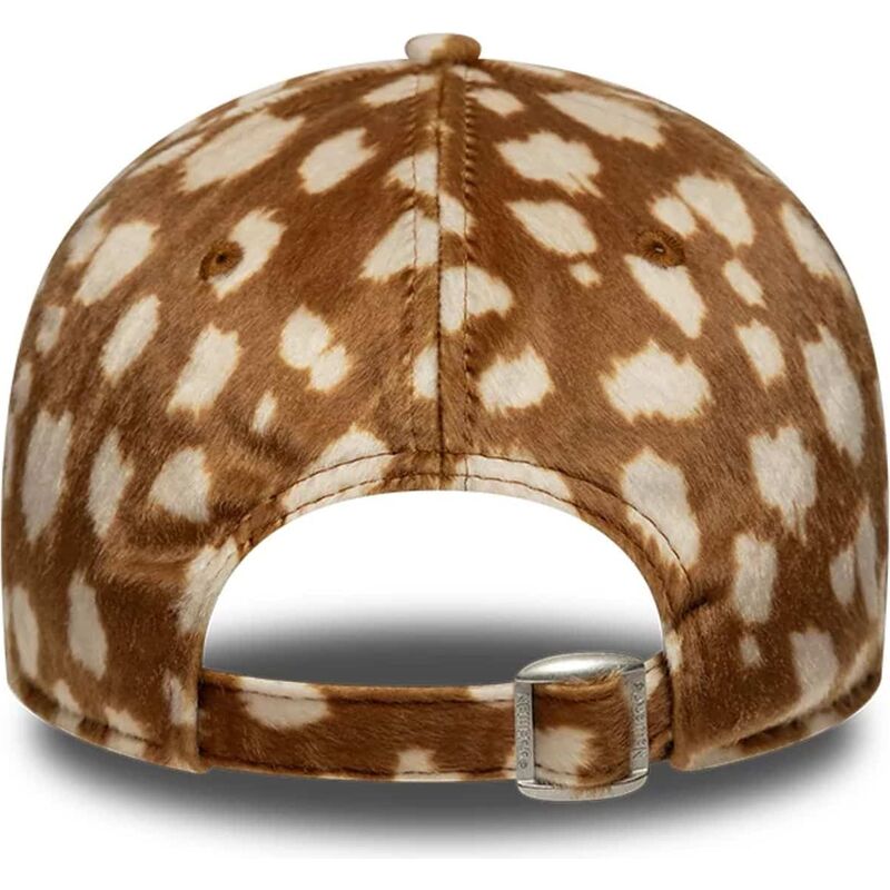 cappello-curvo-marrone-cinghia-regolabile-9twenty-animal-print-dei-los-angeles-dodgers-mlb-di-new-era