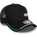 cappello-curvo-nero-snapback-e-frame-flawless-aprilia-piaggio-di-new-era