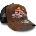 mutzen-gebogen-braun-snapback-a-frame-distressed-cord-der-red-bull-racing-formula-1-von-new-era