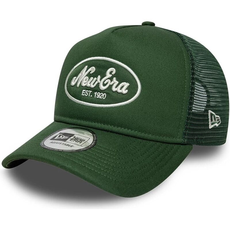 cappello-curvo-verde-snapback-a-frame-oval-patch-foam-di-new-era cappello-curvo-verde-snapback-a-frame-oval-patch-foam-di-new-era