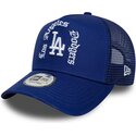 cappello-curvo-blu-snapback-a-frame-wordmark-dei-los-angeles-dodgers-mlb-di-new-era