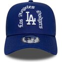 cappello-curvo-blu-snapback-a-frame-wordmark-dei-los-angeles-dodgers-mlb-di-new-era