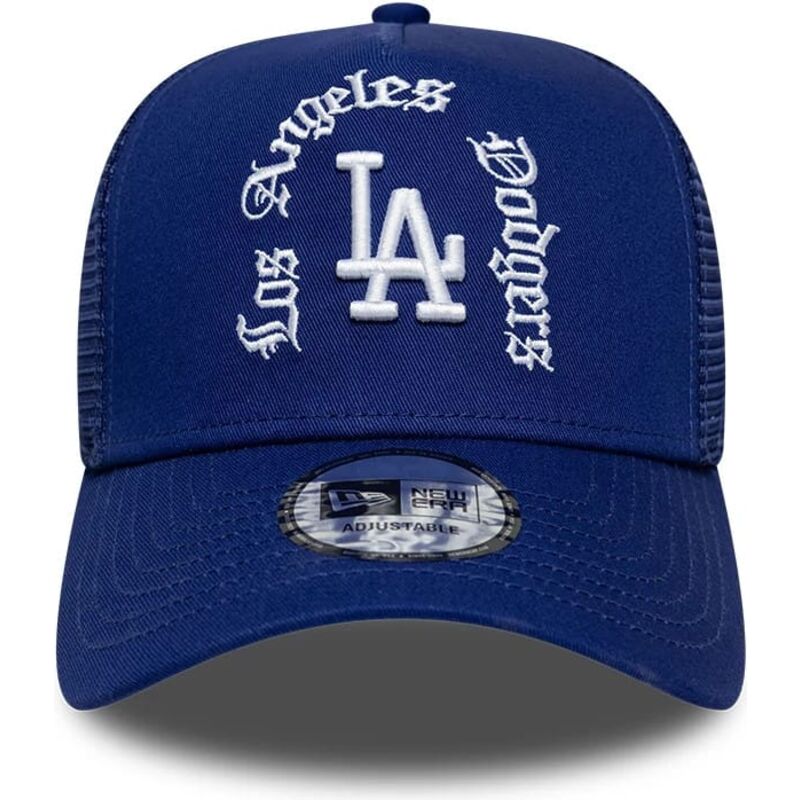casquette-trucker-bleue-a-frame-wordmark-los-angeles-dodgers-mlb-new-era