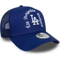 mutzen-gebogen-blau-snapback-a-frame-wordmark-der-los-angeles-dodgers-mlb-von-new-era