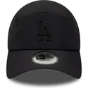 cappello-curvo-nero-snapback-runner-tech-midi-dei-los-angeles-dodgers-mlb-di-new-era