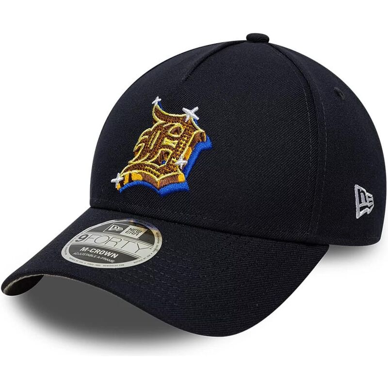 casquette-courbee-bleue-marine-snapback-9forty-m-crown-a-frame-emblem-detroit-tigers-mlb-new-era casquette-courbee-bleue-marine-snapback-9forty-m-crown-a-frame-emblem-detroit-tigers-mlb-new-era