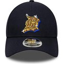 casquette-courbee-bleue-marine-snapback-9forty-m-crown-a-frame-emblem-detroit-tigers-mlb-new-era