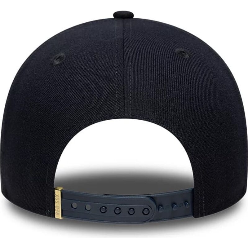 cappello-curvo-blu-marino-snapback-9forty-m-crown-a-frame-emblem-dei-detroit-tigers-mlb-di-new-era