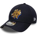 mutzen-gebogen-marineblau-snapback-9forty-m-crown-a-frame-emblem-der-new-york-yankees-mlb-von-new-era